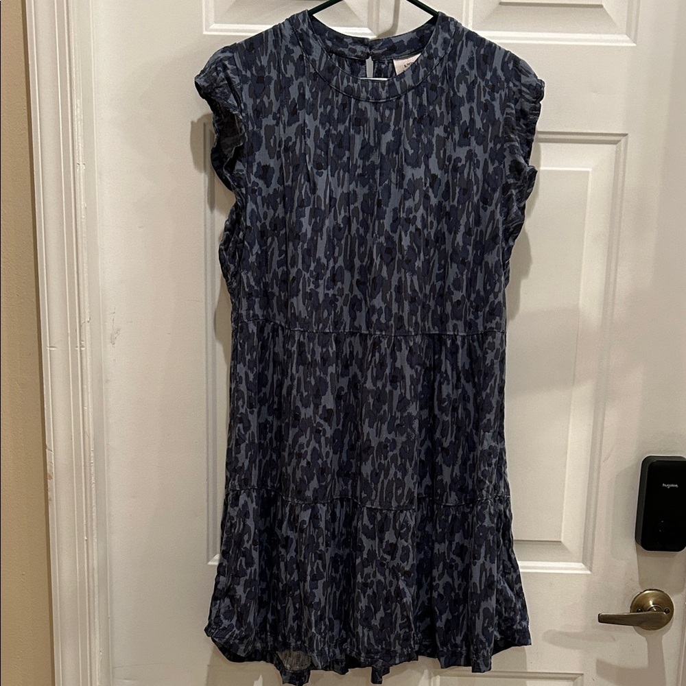 Knox Rose Navy Patterned Mini Dress